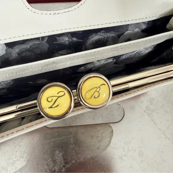 Ted Baker Red Patent Leather Clutch Womens Wallet - Picture 6 of 10